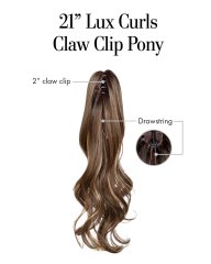21" Lux Curls Pony by Kim Kimble